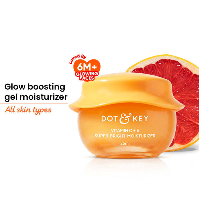 Dot & Key Vitamin C + E Super Bright Gel Moisturizer For Face, Visibly Boosts Glow