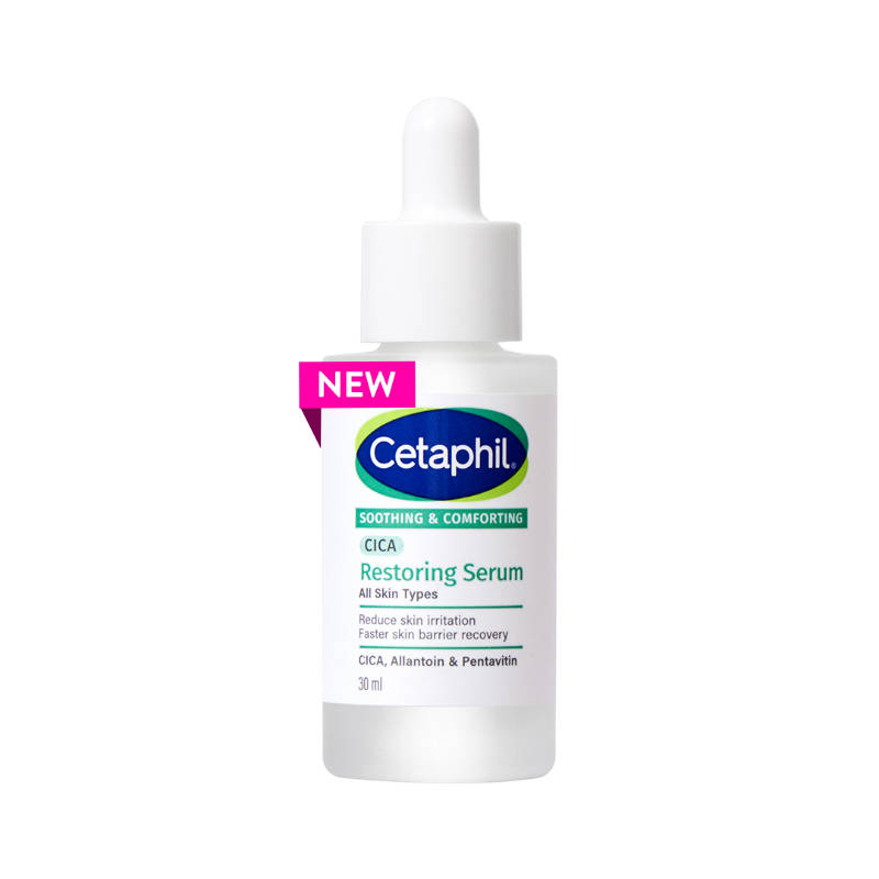 Cetaphil Soothing & Comforting CICA Restoring Serum with Allantoin Soothes Skin