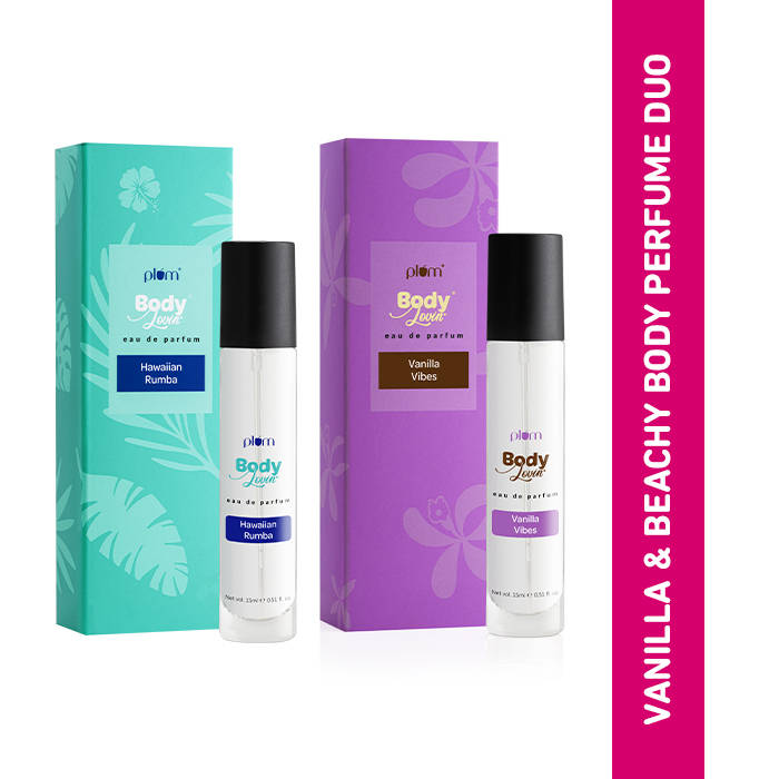 Plum Beaches 'n Bakeries Fragrance Duo - BodyLovin' Hawaiian Rumba & Vanilla Vibes Mini EDPs