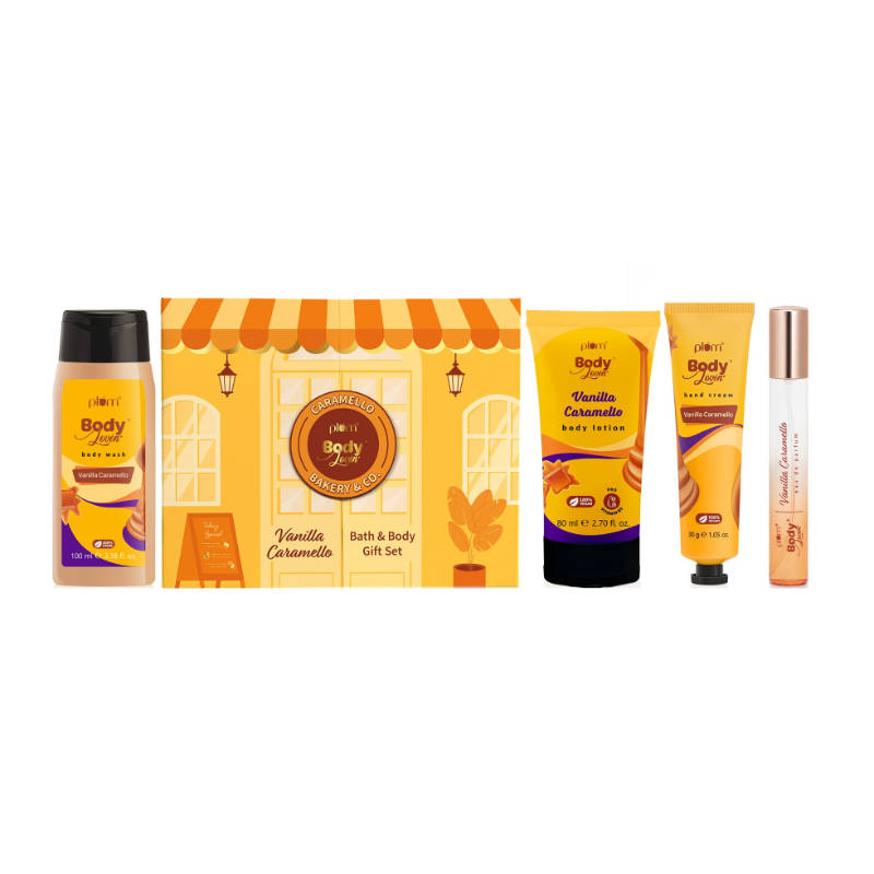 Plum Bodylovin Vanilla Caramello Bath & Body Gift Set