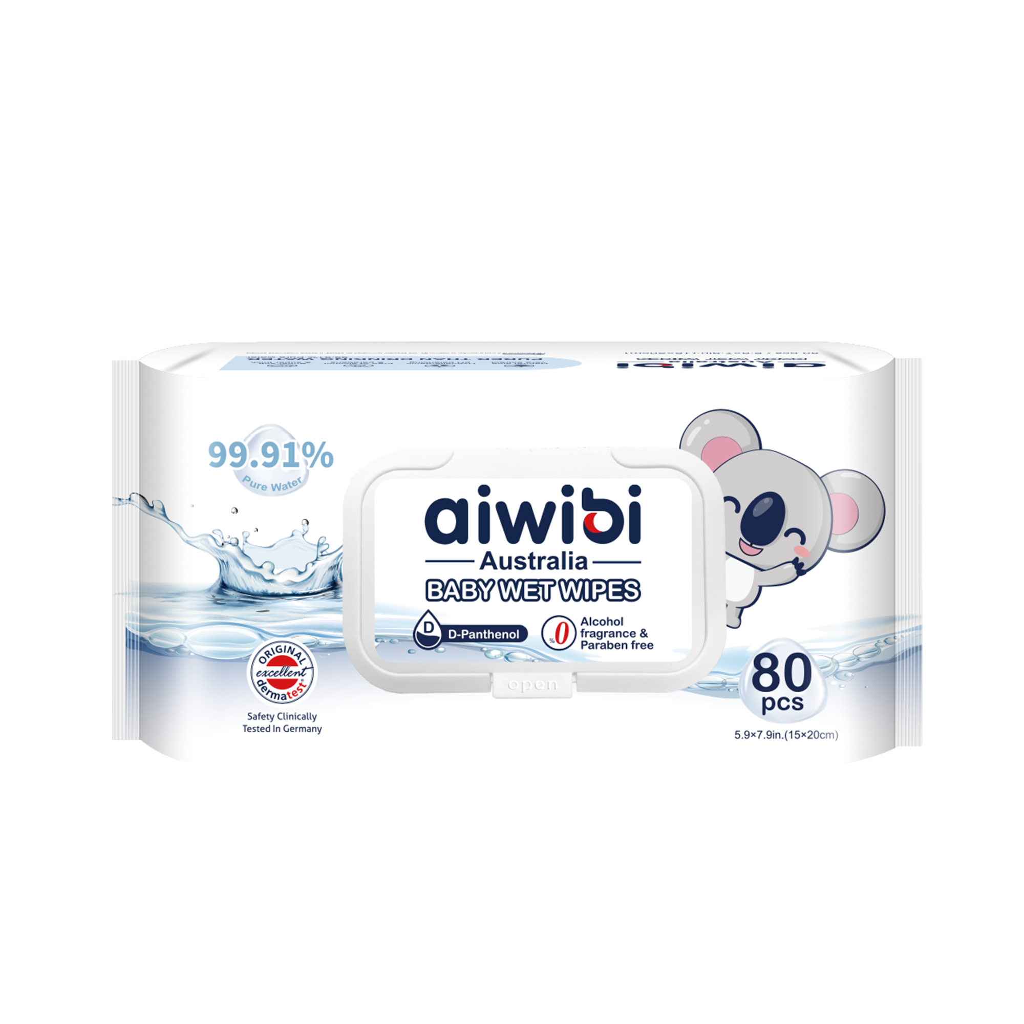 Aiwibi 99.91% Pure Water D-Panthenol Wipes