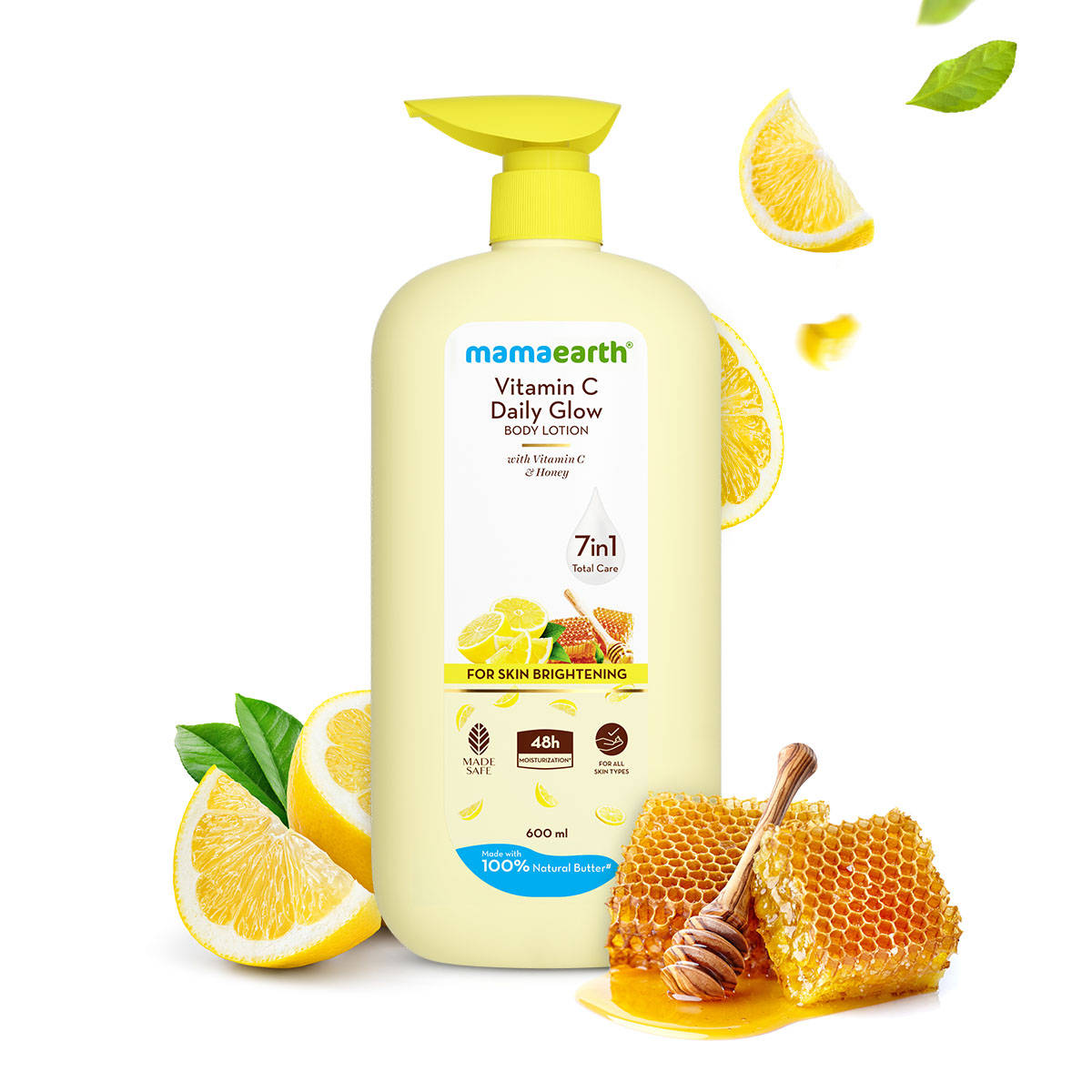 Mamaearth Vitamin C Daily Glow Body Lotion With Vitamin C & Honey For Skin Brightening