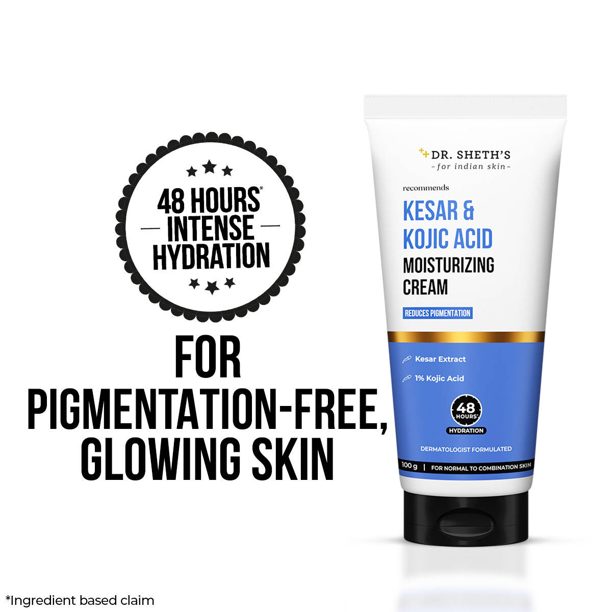 Dr. Sheth's Kesar & Kojic Acid Moisturizing Cream