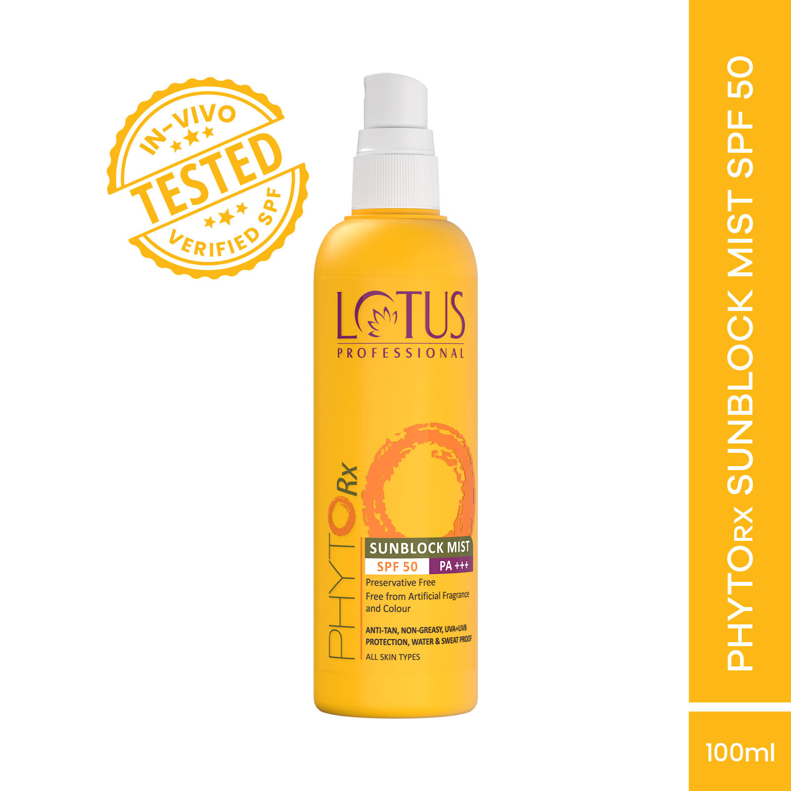 Lotus Herbals Lotus Professional Phyto-Rx Sunblock Mist SPF 50 Pa+++