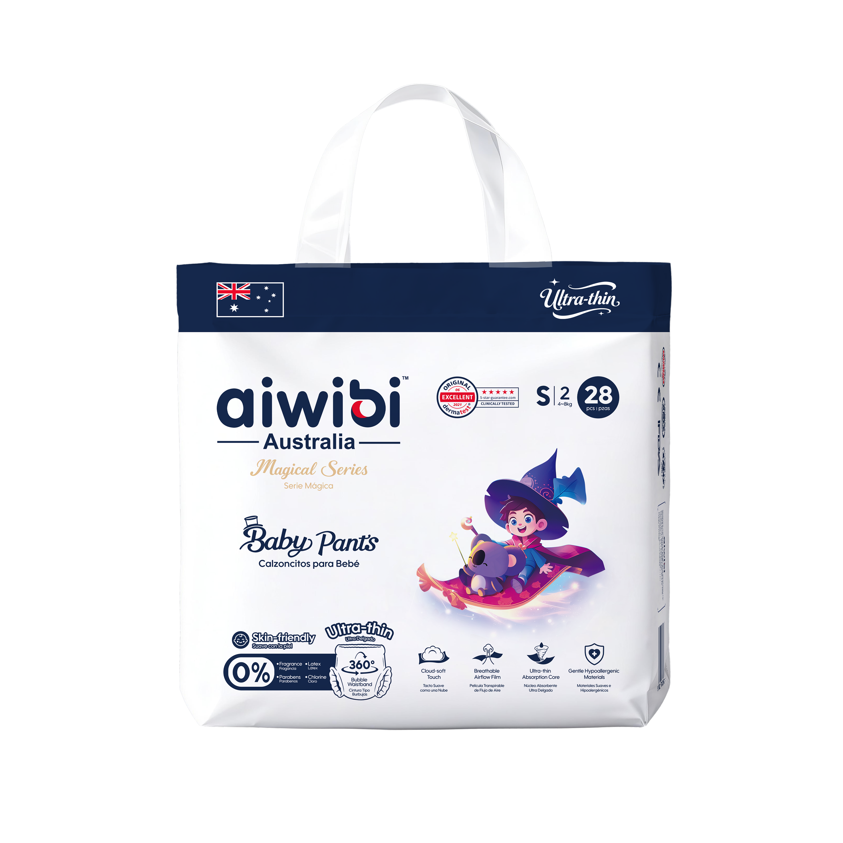 Aiwibi Magical Series Baby Pants Medium Pack