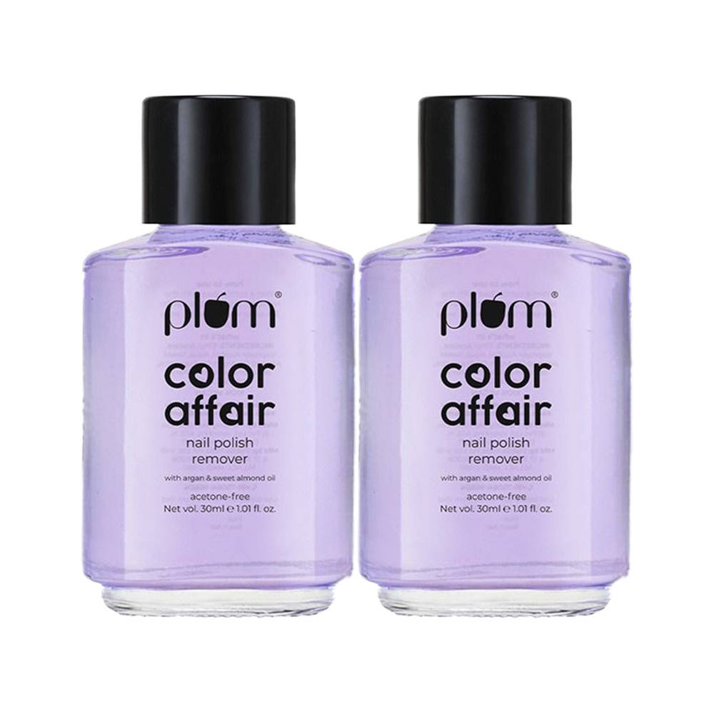 Plum Color Affair Nail Polish Remover - Pack Of 2