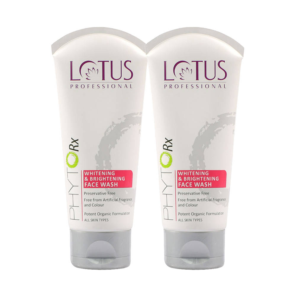 Lotus Herbals Phyto-Rx Whitening & Brightening Face Wash Duo