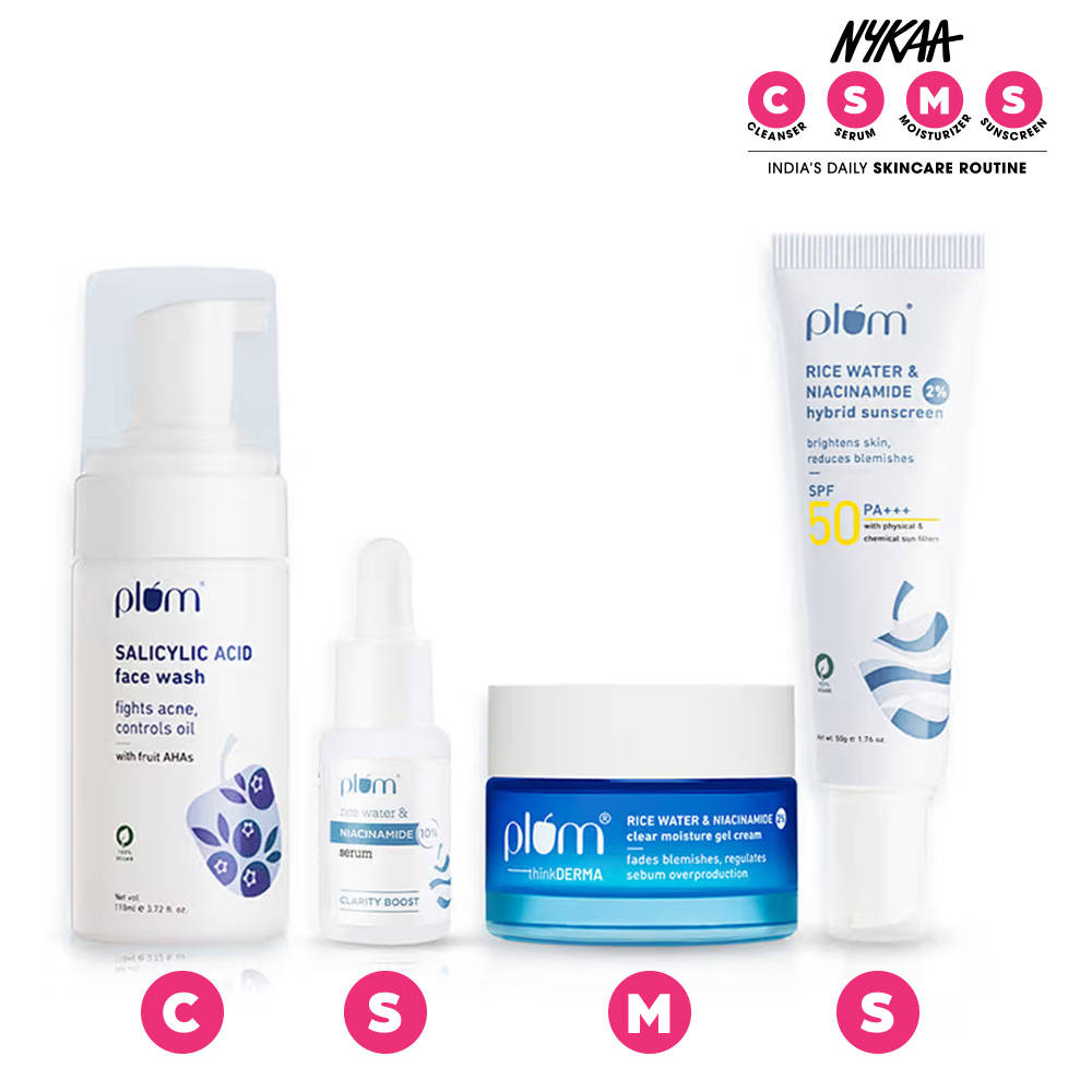 Plum CSMS Combo for Bright, Clear & Blemish-Free Skin