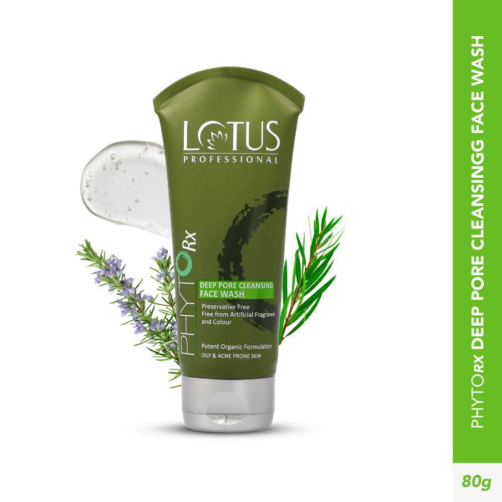Lotus Herbals Lotus Professional PhytoRx Deep Pore Cleansing Face Wash, Blackhead Remover & Acne Control Formula