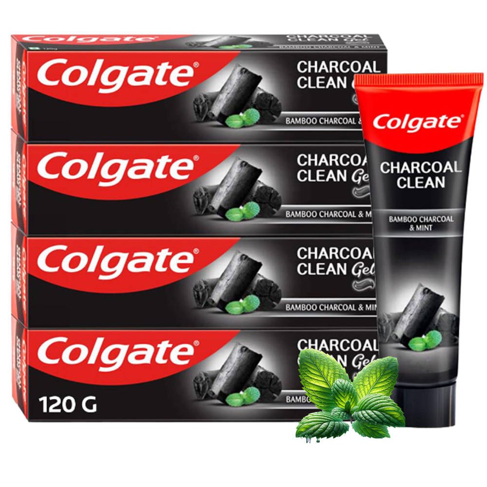 Colgate Charcoal Clean Toothpaste - Pack of 4