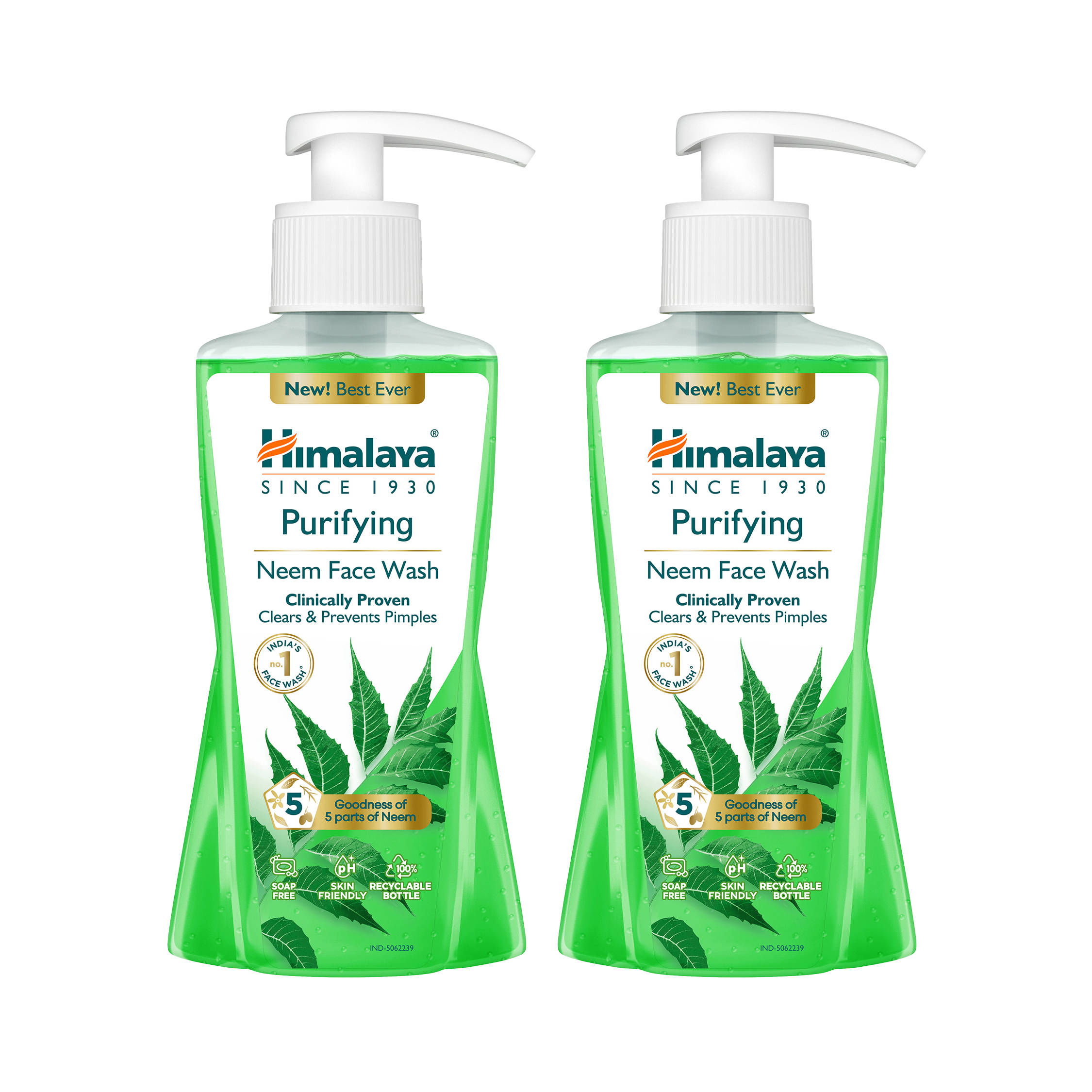 Himalaya Purifying Neem Face Wash - Pack of 2
