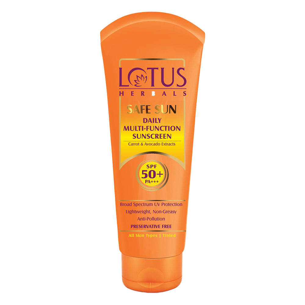 Lotus Herbals SafeSun Daily Multi-Function Sunscreen SPF 50+ With Lightweight & Non-Greasy Formula