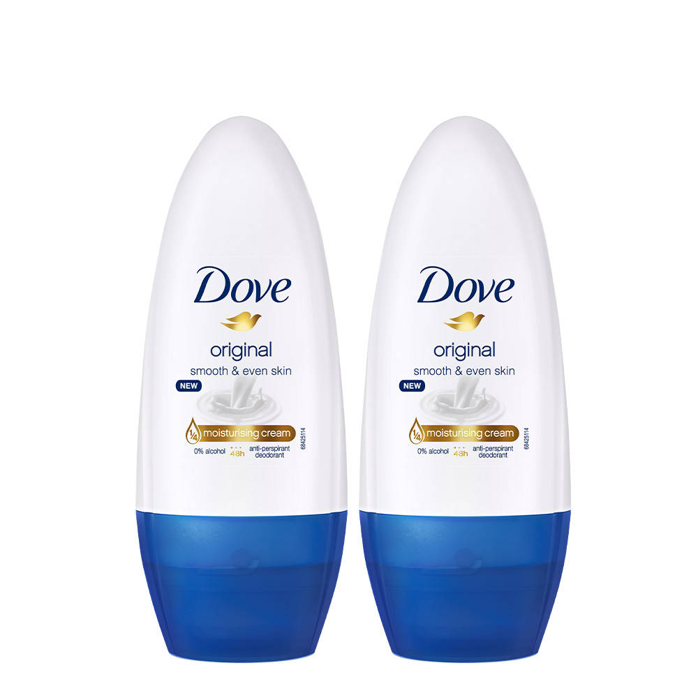 Dove Original Deodorant Roll On Pack Of 2