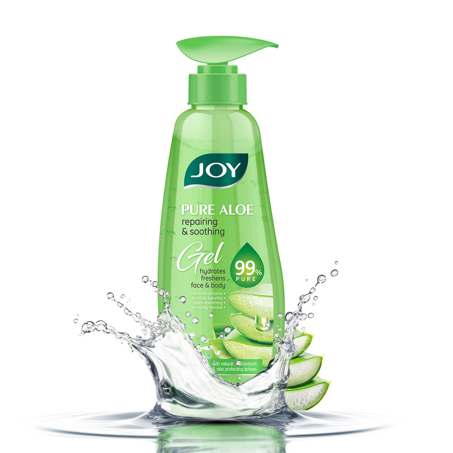 Joy 99% Pure Aloe Vera Gel For Face & Body For Repairing & Soothing Skin For All Day Freshness