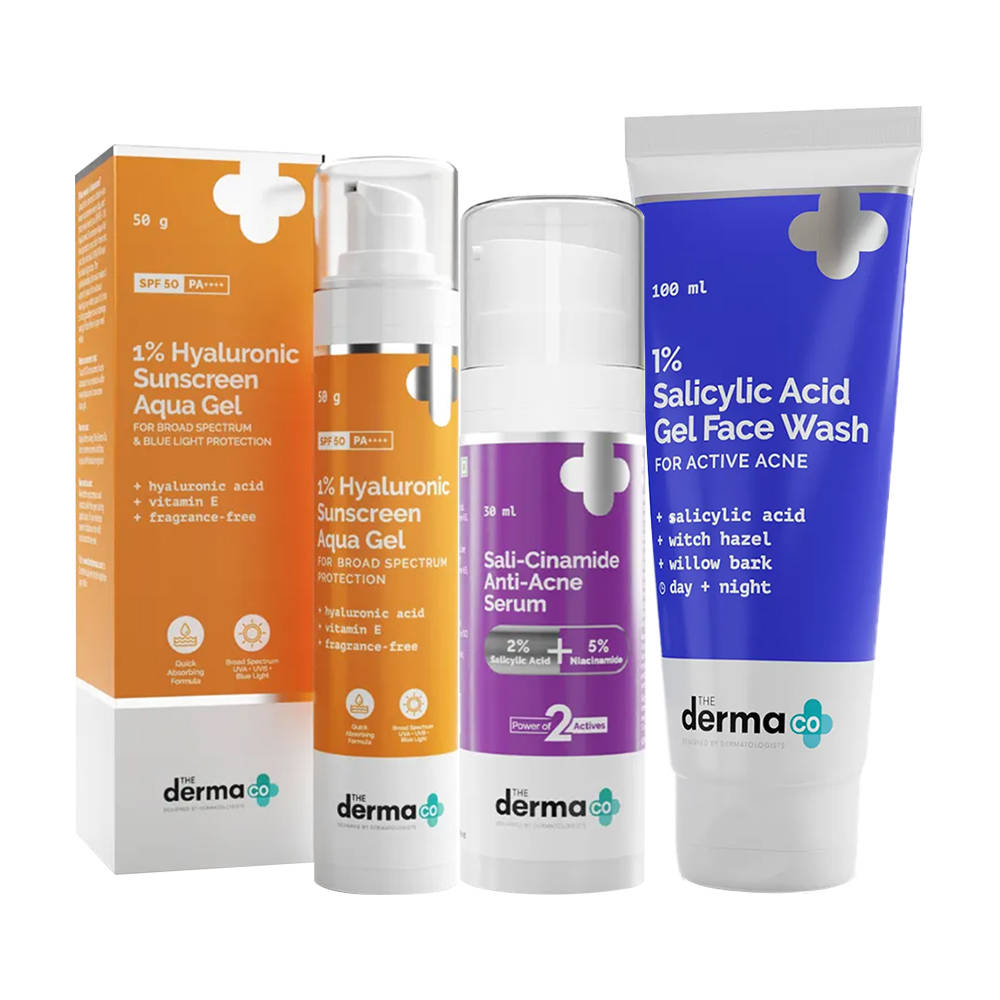 The Derma Co Skin Care Kit For Active Acne