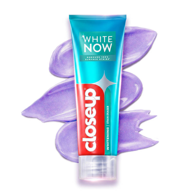 Close Up Closeup White Now Stain Eraser Toothpaste