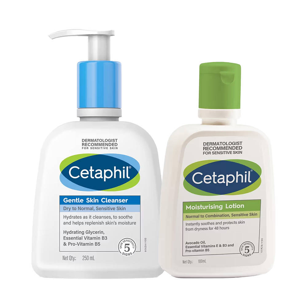 Cetaphil Sensitive Skin Essentials Pack Combo