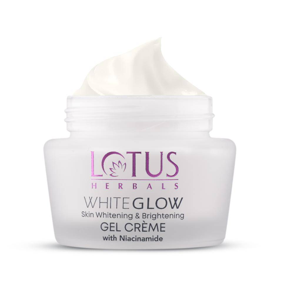 Lotus Herbals WhiteGlow Skin Whitening & Brightening Gel Cream|With Niacinamide|All Skin Types