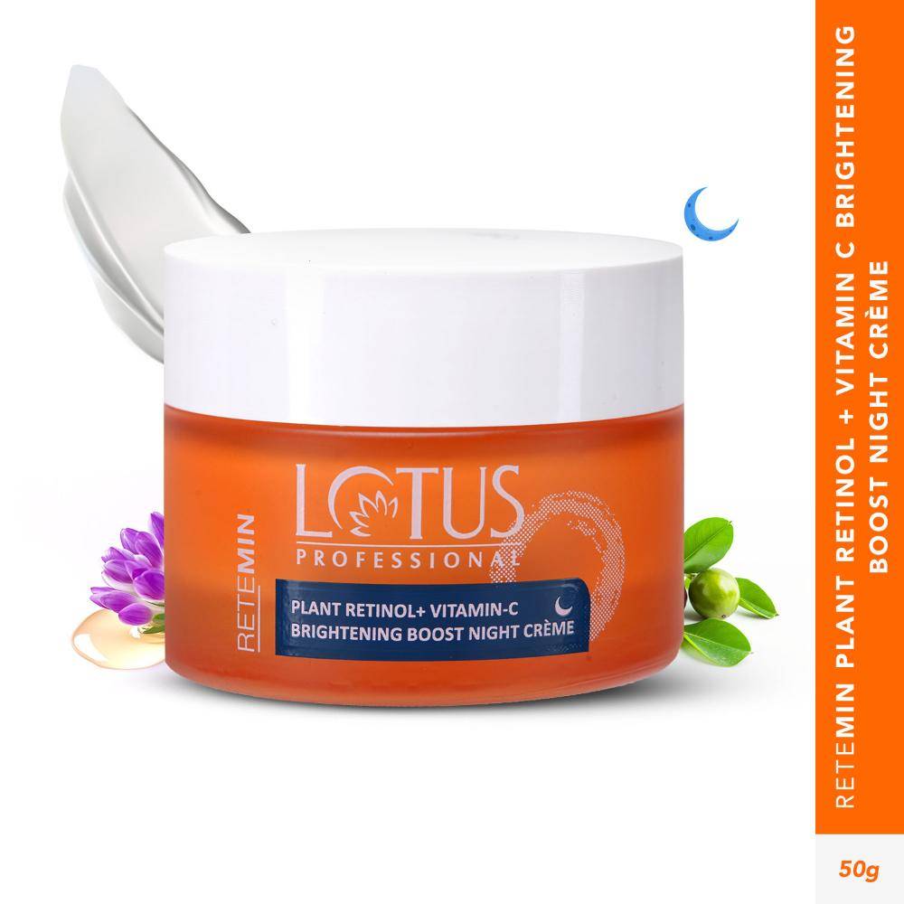 Lotus Herbals Lotus Professional Retemin Plant Retinol & Vitamin C Brightening Boost Night Cream