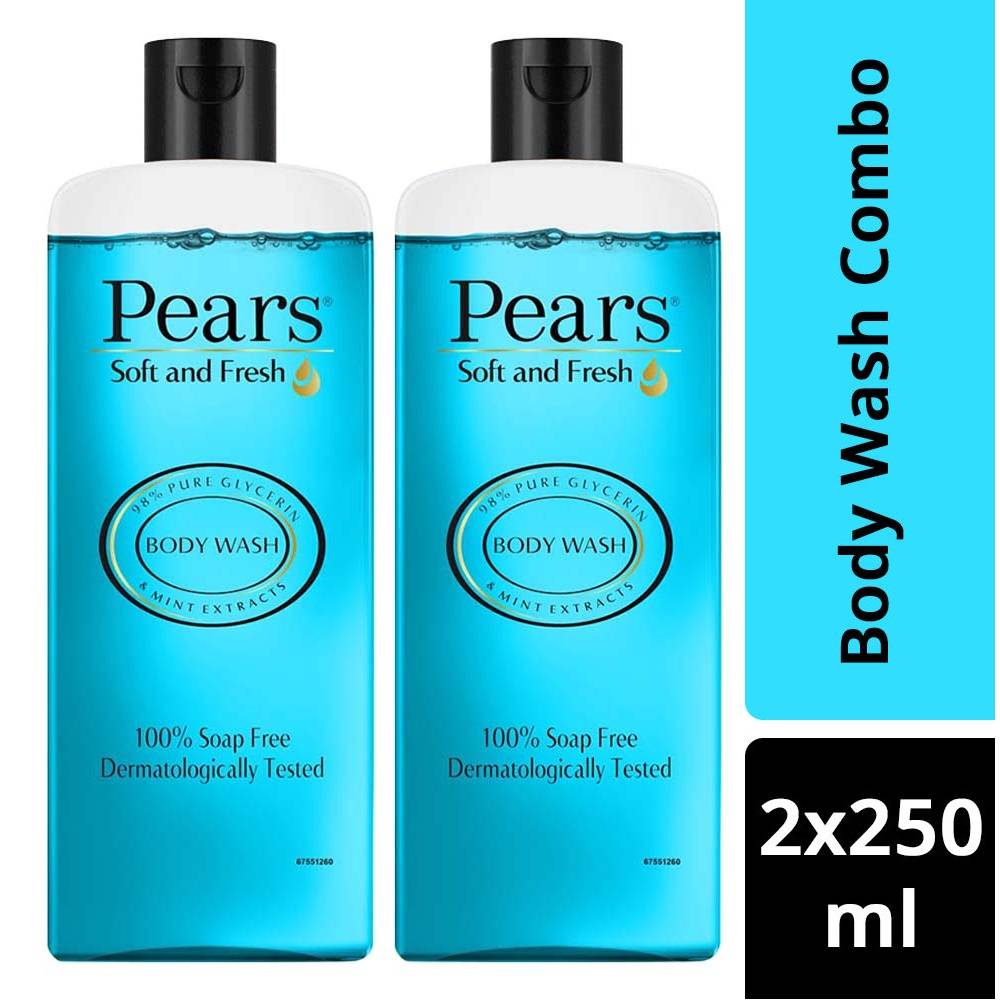 Pears Soft & Fresh Shower Gel Pack of 2