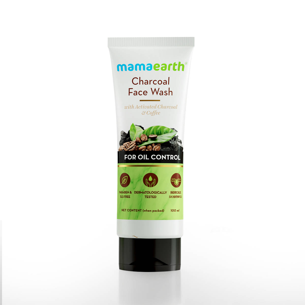 Mamaearth Charcoal Face Wash With Activated Charcoal And Coffee For Oil Control