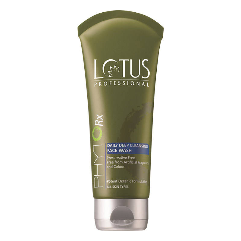 Lotus Herbals Lotus Professional PhytoRx Daily Deep Cleansing Face Wash, Preservative Free, For All Skin Types