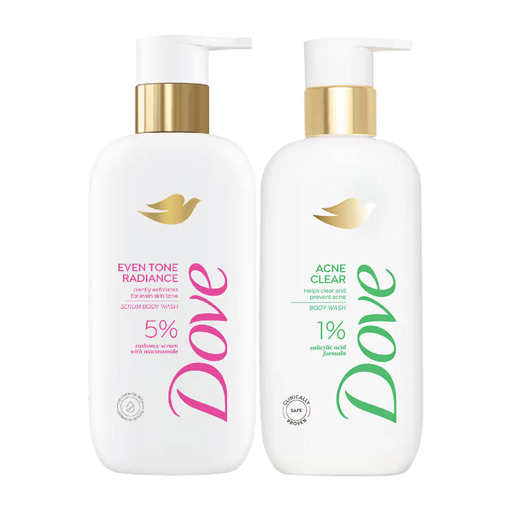 Dove Salicylic Acid Body Wash + Dove Niacinamide Body Wash