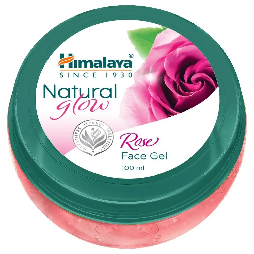Himalaya Natural Glow Rose Face Gel with Pure Rose Extract for Natural Glowing Skin