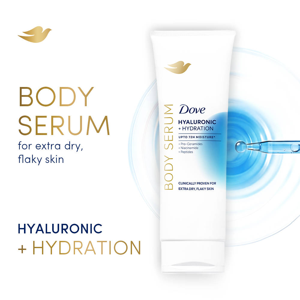 Dove Hydrating Body Lotion With Hyaluronic & Pro-Ceramides for Extra Dry Flaky Skin
