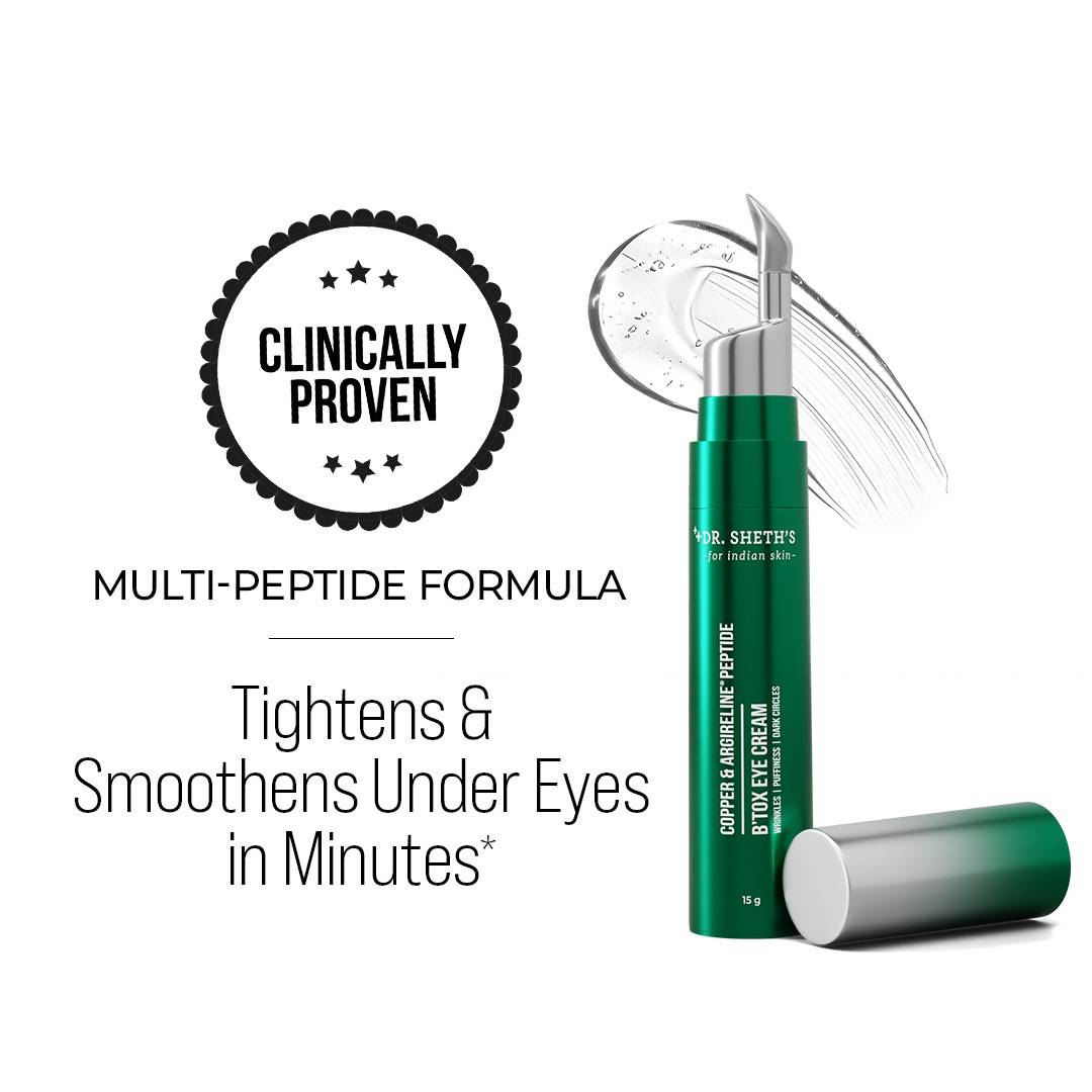 Dr. Sheth's Copper & Argireline Peptide Botox Eye Cream