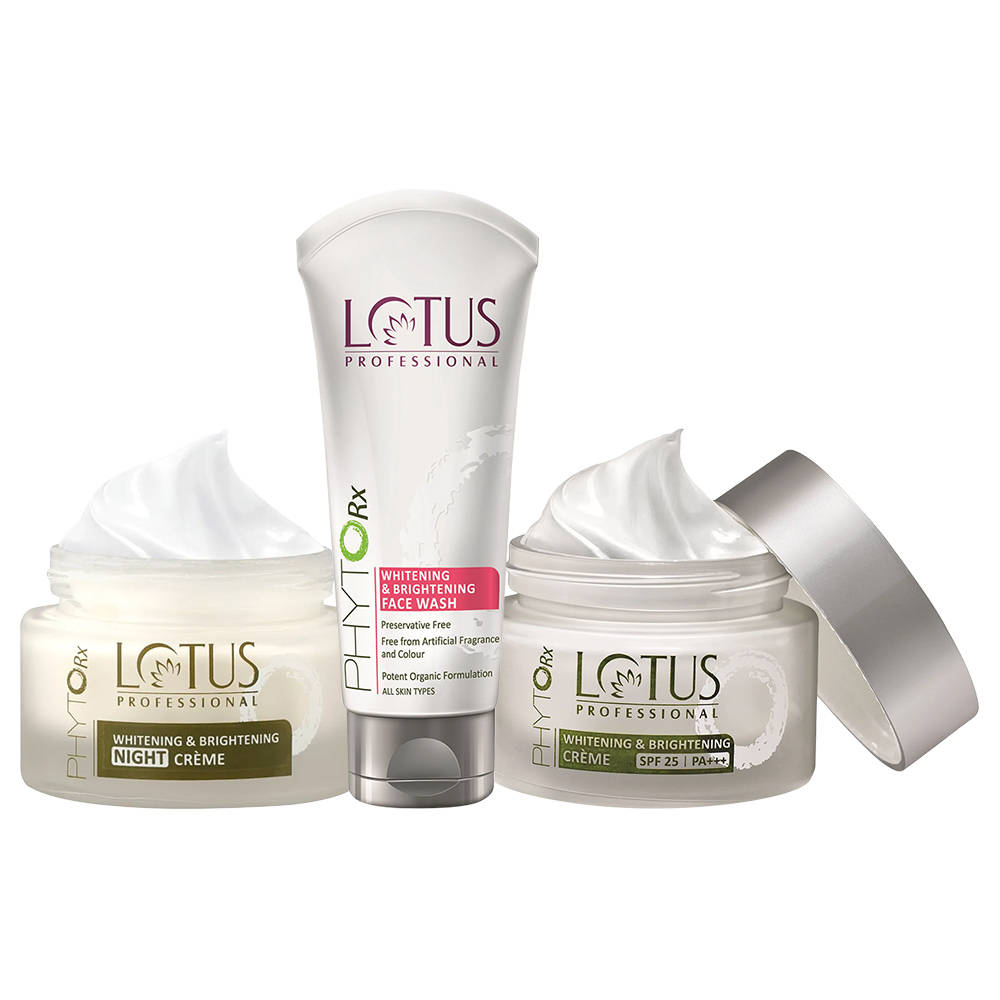 Lotus Herbals Lotus Professional Phyto - RX Whitening & Brightening AM PM Trio