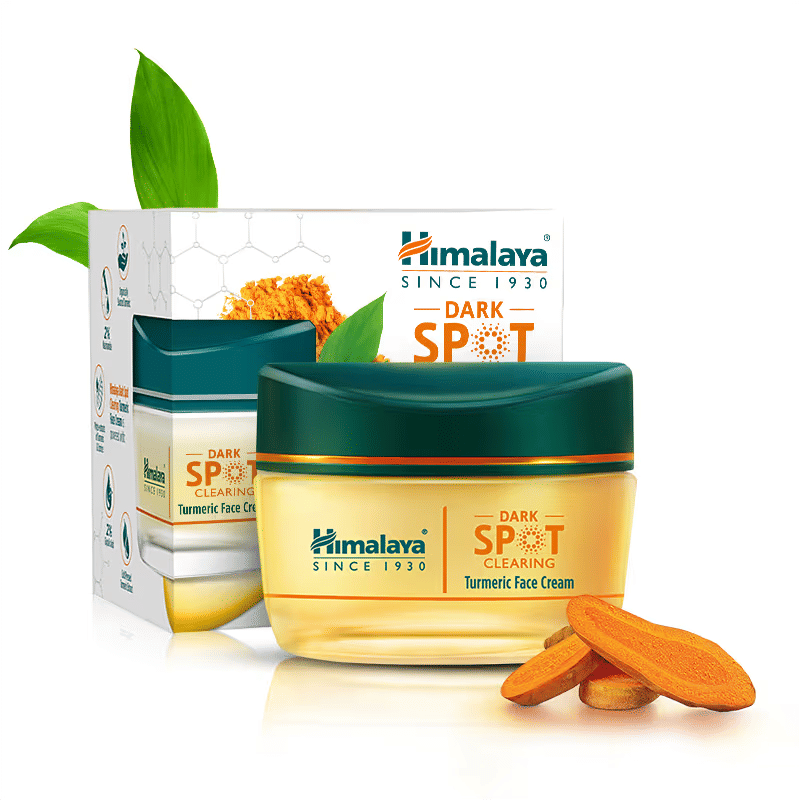 Himalaya Dark Spot Clearing Turmeric Face Cream with 2% Glycolic Acid & Niacinamide