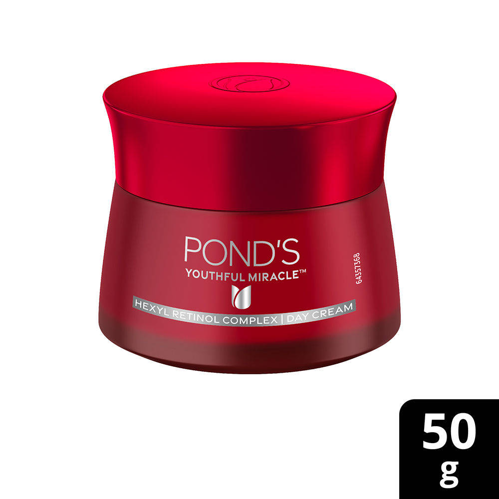 Pond's Ponds Age Miracle Anti Aging Day Cream With 10% Retinol-C Niacinamide & Collagen B3 Complex SPF 15 PA++