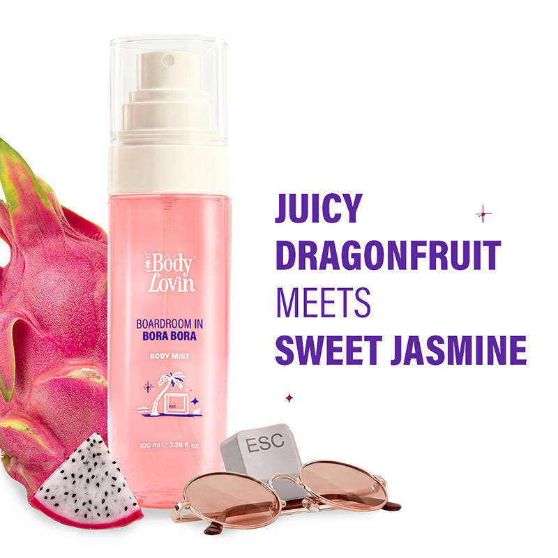 Plum BodyLovin’ Boardroom In Bora Bora Body Mist, Long-Lasting, Sweet Tropical Fragrance