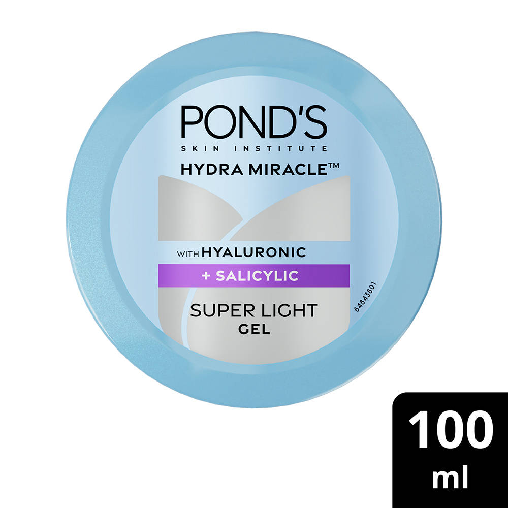 Pond's Ponds Hydra Miracle Super Light Gel With Hyaluronic Acid & Salicylic