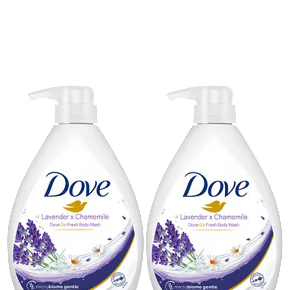 Dove Lavender & Chamomile Go Fresh Body Wash - Pack of 2