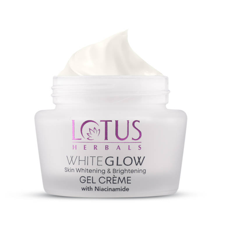 Lotus Herbals WhiteGlow Skin Whitening & Brightening Gel Cream|With Niacinamide|All Skin Types