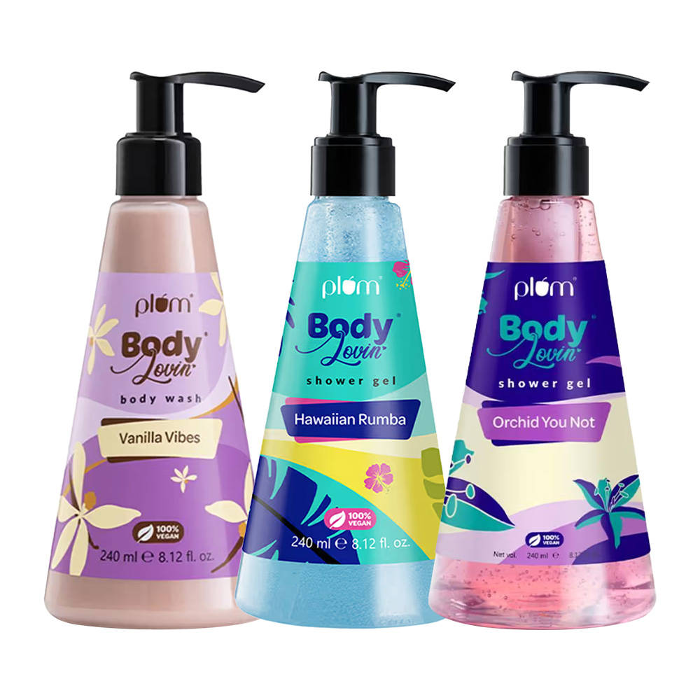 Plum Bodylovin' Smell So Good Shower Kit