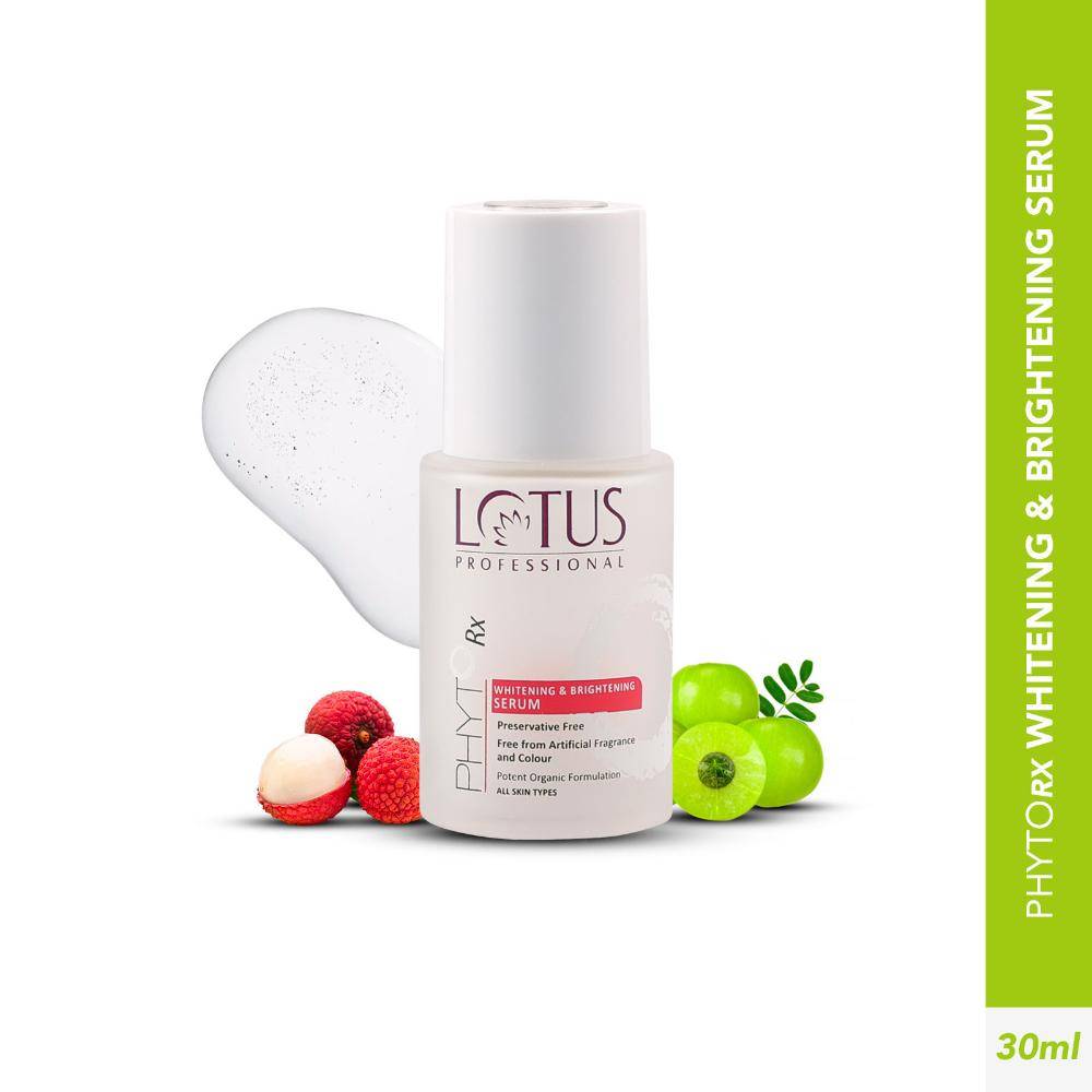 Lotus Herbals Lotus Professional PhytoRx Whitening & Brightening Face Serum, Preservative Free, For All Skin Types