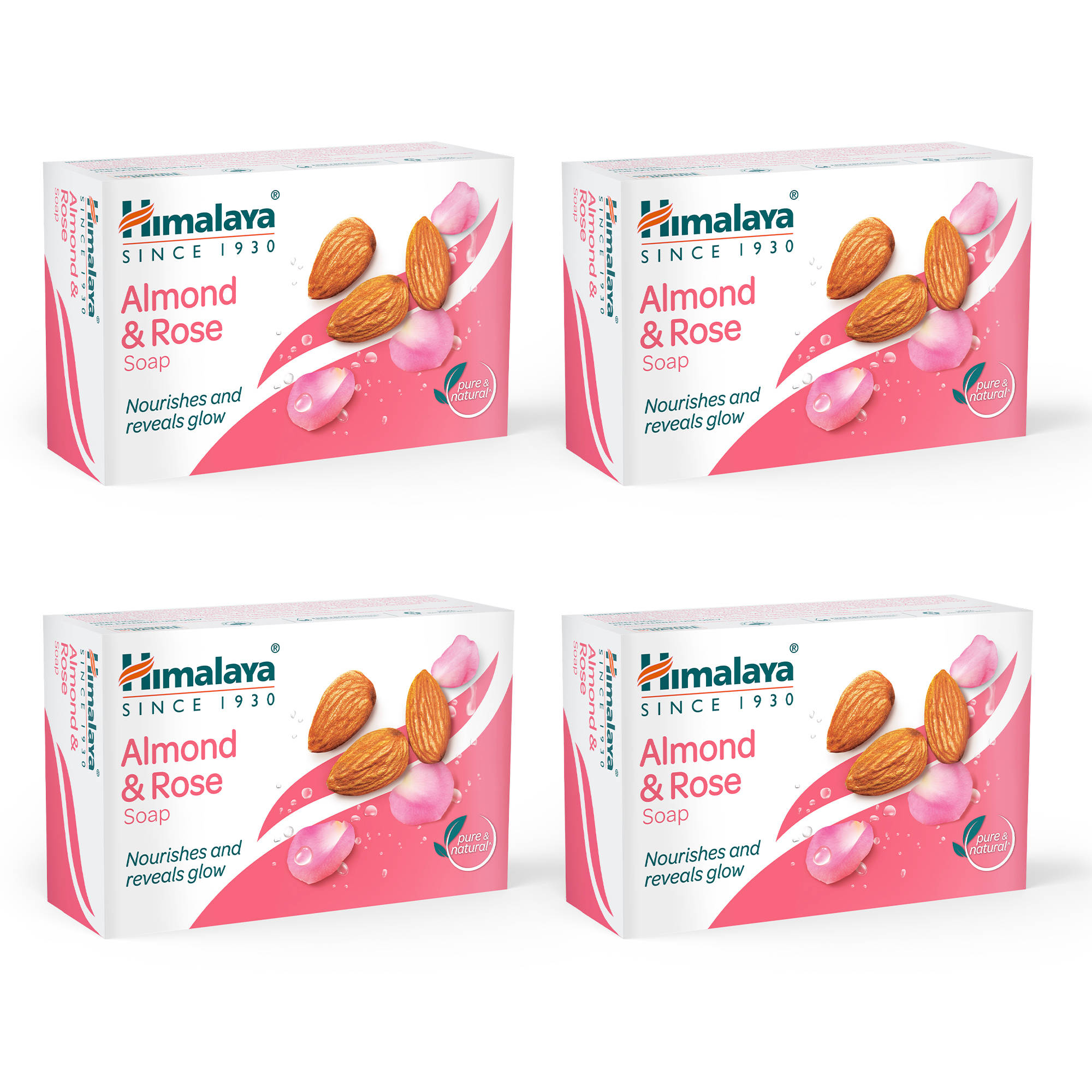 Himalaya Almond & Rose Soap - Buy 3 Get 1 Free