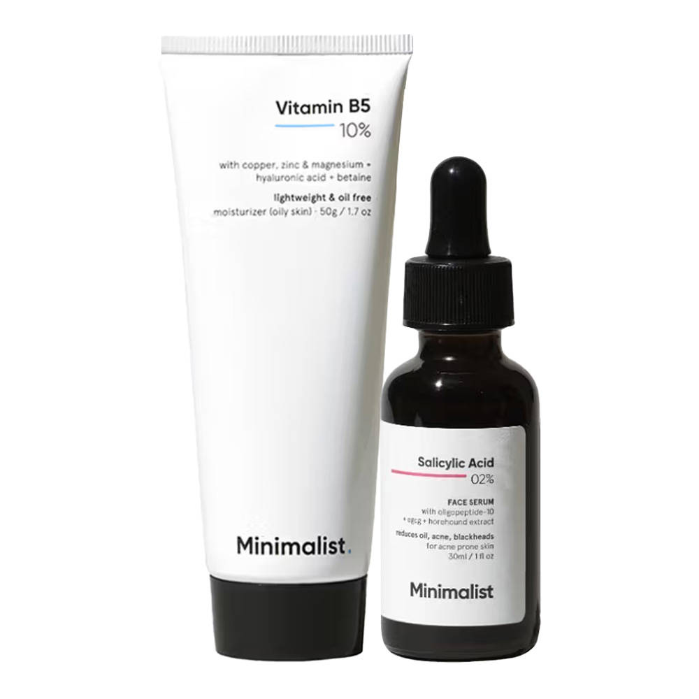 Minimalist Acne Treatment & Barrier Strengthening Duo