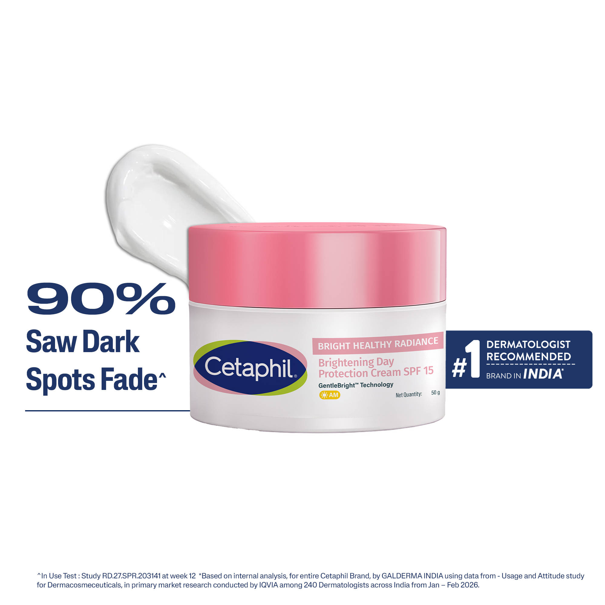 Cetaphil BHR Brightening Day Protection Cream SPF-15 Visibly Even Skin Tone In 4 Weeks