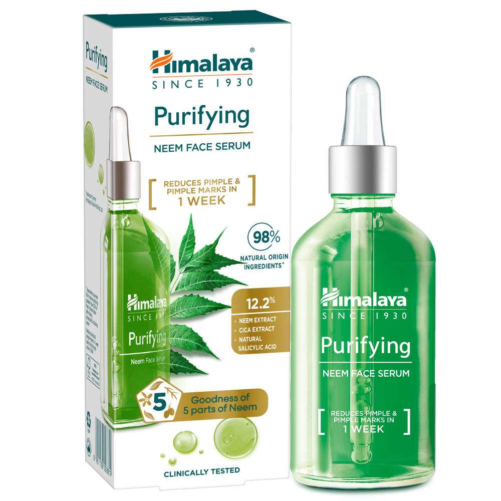 Himalaya Purifying Neem Face Serum 2% Natural Salicylic Acid + Cica + Neem Extract
