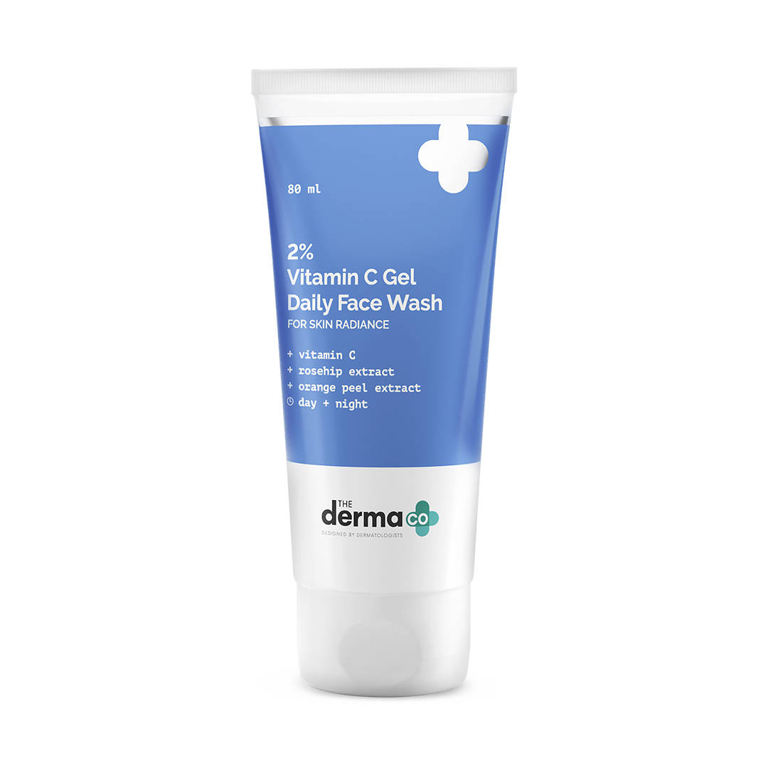 The Derma Co 2% Vitamin C Gel Daily Face Wash With Rosehip & Orange Peel Extract