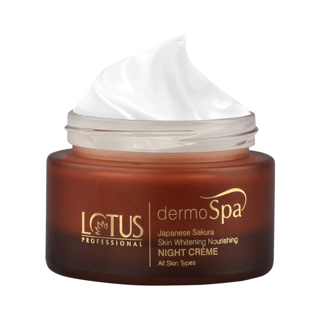 Lotus Herbals Lotus Professional dermoSpa Japanese Sakura Skin Whitening & Nourishing Night Creme