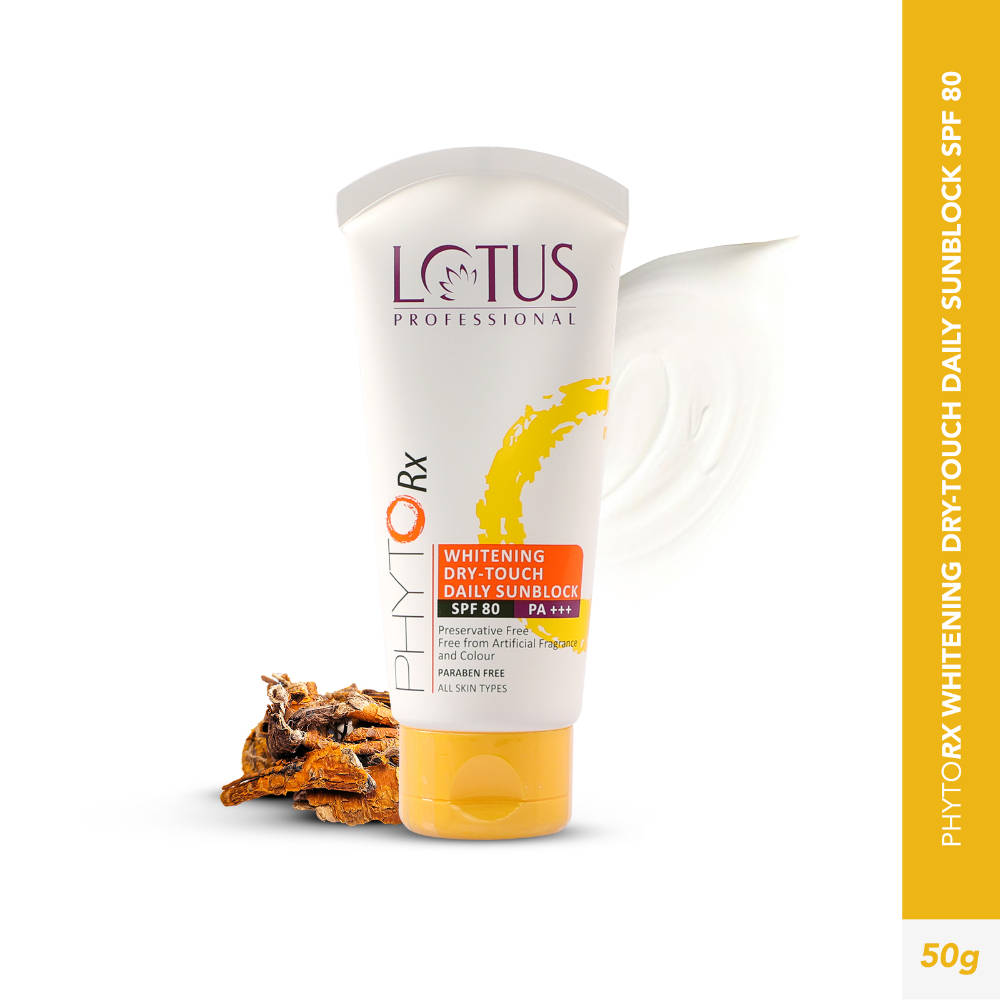 Lotus Herbals PhytoRx Whitening Dry-Touch Daily Sunblock SPF 80 PA+++