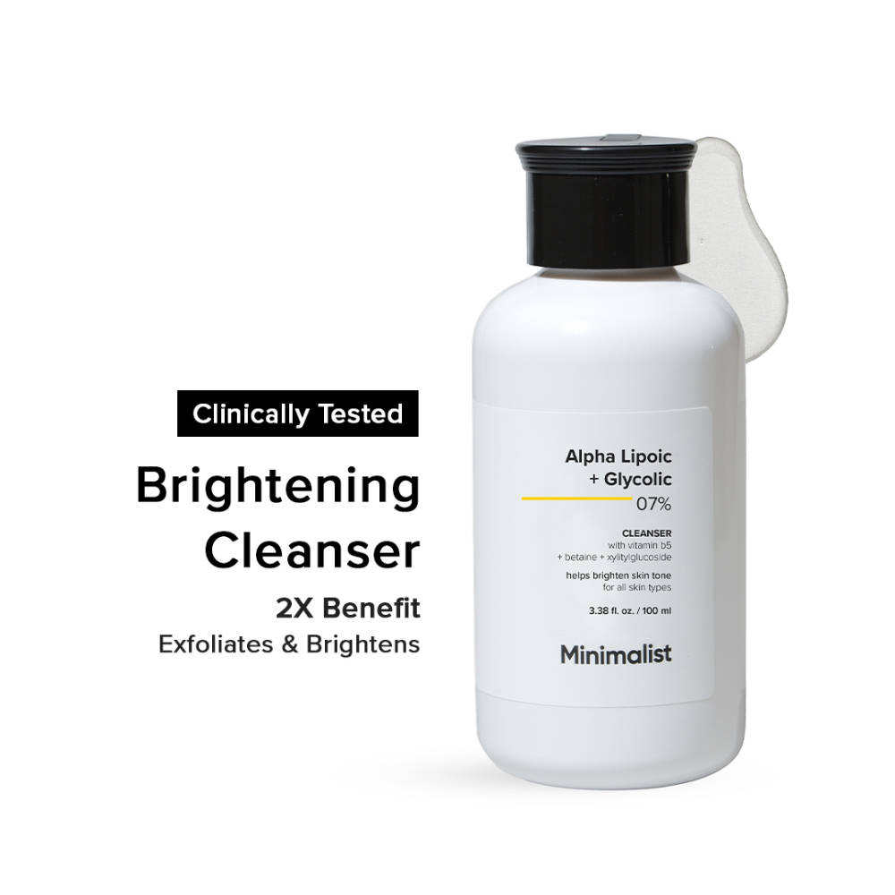 Minimalist Alpha Lipoic +Giycolic 7% Cleanser With Vitamin b5