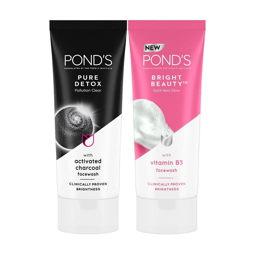 Pond's Ponds Bright Beauty & Pure Detox Facewash Combo