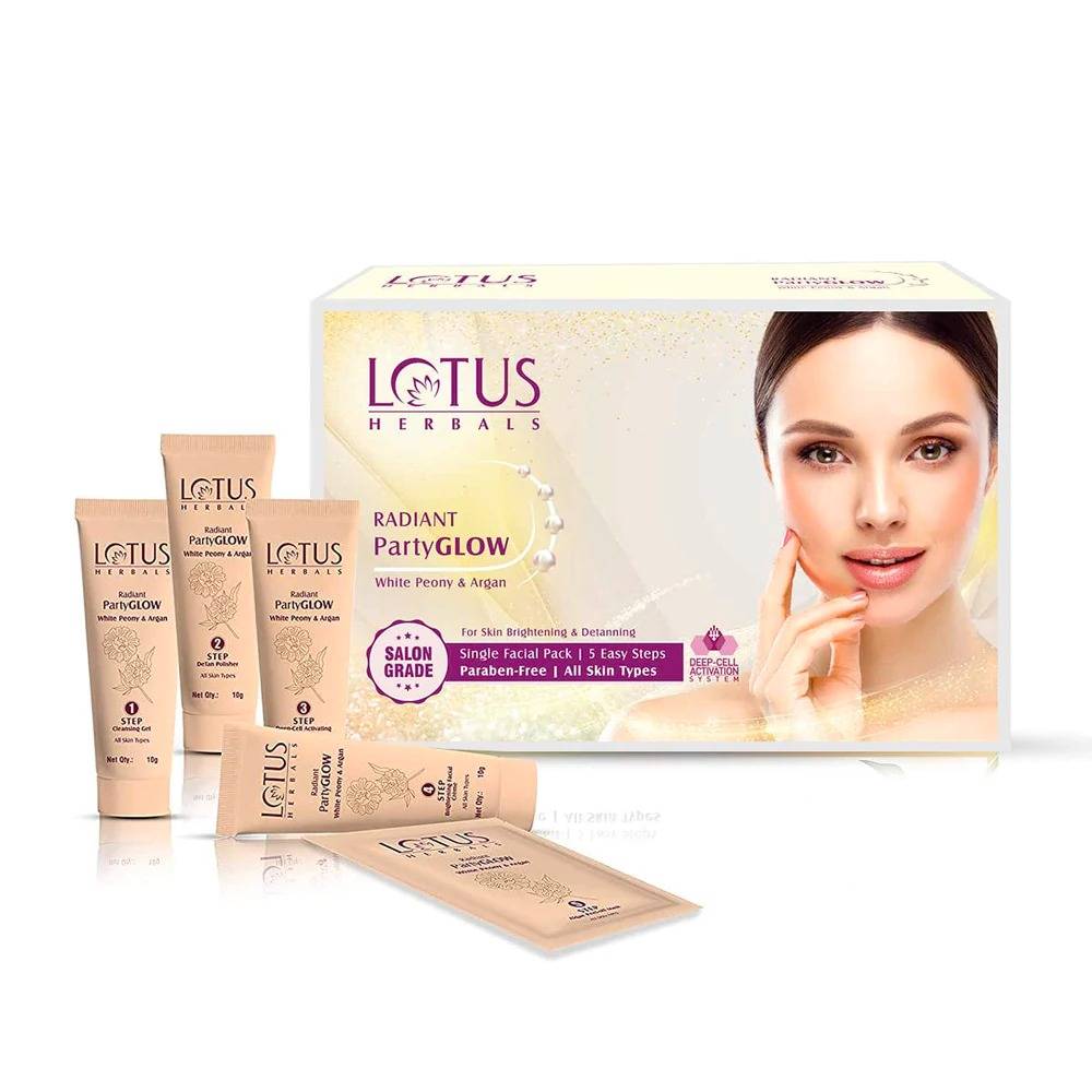 Lotus Herbals Radiant Party 4 In 1 Facial Pack