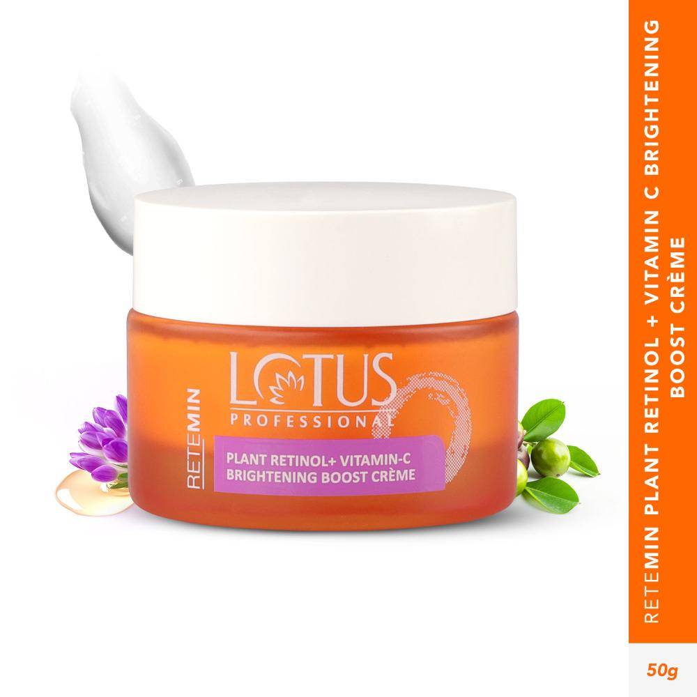 Lotus Herbals Lotus Professional Retemin Plant Retinol & Natural Vitamin C Brightening Boost Cream